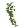Dekorativ kvist med murgröna LANSHUO, grön-vit, 80cm