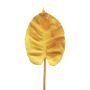 Konstgjort bananblad Philodendron Scandens HUAYUAN, brunt, 75cm