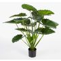 Konstgjord Alocasia Calidora SALONI, grön, 95cm