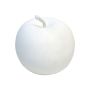 Dekorativ frukt - äpple CHENYUN, mattvit, 8cm, Ø6,5cm