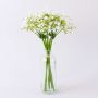 Konstgjord gypsophila-bukett CECILIA, vit, 30cm, Ø17cm