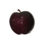 Dekorationsäpple LINSHUO, glänsande vinrött, 12cm, Ø12,5cm