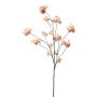 Konstgjord plommongren OUNALI med blommor, rosa-krämfärgad, 125cm