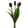 Konsttulp LIBIA, lila, 35cm
