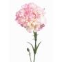 Konstgjord nejlika VANERA, rosa-vit, 60cm, Ø9cm