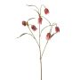 Textilblomma schackbrädesblomma TIMANO, röd-rosa, 60cm