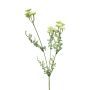 Konstgjord blomstergren av rölleka YISUAN, vit, 50cm, Ø6cm