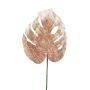 Sammet Philodendron Monstera Deliciosa-blad AOSHUN, rosa, 70cm