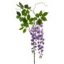 Konstgjord blomstergren blåregn LIANMU, lila, 140cm