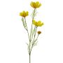 Konstgjord blomma, kosmos ZHINIAN, gul, 60cm, Ø3-6cm