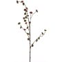 Konstgjord trollhassel DEYONG med blommor, röd-grön, 90cm, Ø3cm