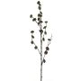 Konstgjord gren av trollhassel DEYONG med blommor, violett-grön, 90cm, Ø3cm