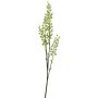 Konstgjord kvist av mimosa CHENWU, blommor, vit-grön, 70cm