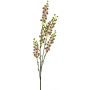 Konstgjord mimosa-gren CHENWU, blommor, rosa-grön, 70cm