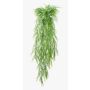 Konstgjord Asparagus plumosus, hängande ILES, stödpinne, 105cm