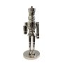 Nötknäppare, dekorationsfigur RUNAR, silver, 12,5x15x41cm