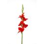 Konstgjord gladiolus KIVANA, röd, 90cm