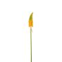 Dekorationsblomma fackellilja MAVORA, grön-gul, 80cm