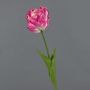 Konstgjord papegojatulpan LIOMARA, cerise-vit, 65cm, Ø9cm