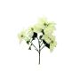 Konstblomma julstjärna FLAVIA, krämfärgad, 60cm, Ø20cm