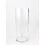 Cylindrisk golvvas SANSA AIR i glas, klar, 50cm, Ø20cm