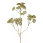 Dekorativt rödblomsterkvist ORTEGA, grönt, 75cm, Ø7-13cm