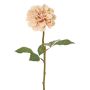 Konstgjord blomma, dahlia BREDANA, ljusrosa, 60cm, Ø11cm