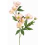 Konstgjord julrosgren ANYALA, rosa-vit, 60cm, Ø5-6cm
