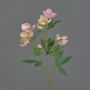 Konstgjord julrosgren ANYALA, rosa-vit, 60cm, Ø5-6cm