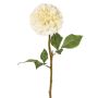 Konstblomma, dahlia BREDANA, krämfärgad, 60cm, Ø11cm