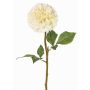 Konstblomma, dahlia BREDANA, krämfärgad, 60cm, Ø11cm