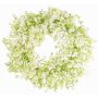 Dekorativ krans av slöjblomma GERSAN, vit, Ø30cm