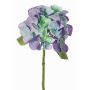 Konstgjord hortensia CHIDORI, lila-blå-grön, 30cm, Ø13cm