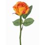 Konstgjord ros GABI, orange, 30cm, Ø6cm
