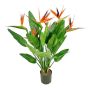 Konstgjord strelitzia KUSUMA, orange-violett, 100cm