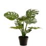 Philodendron Monstera Deliciosa konstväxt QUENTEA, dekorativ kruka, 60cm