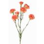 Konstgjord blomkvist, nejlika PIARA, laxfärgad, 60cm, Ø3-5cm