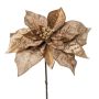 Sammetjulstjärna PLINTY, guld, 55cm