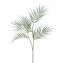 Dekorativ kvist guldfruktpalm MELTOR, frusen, vit-grön, 80cm