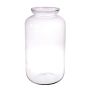 Glasvas WILLIE, återvunnen, transparent, 51cm, Ø23cm