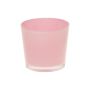 Glasöverkruka ALENA, rosa, 12,5cm, Ø13,3cm