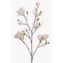 Stor konstblomma magnolia LILO, vit-rosa, 110cm, Ø5-9cm