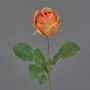 Konstgjord blomma Rose POPI, orange-rosa, 55cm, Ø7cm