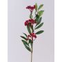 Konstgjord rönnkvist BERNFRIEDE med frukter, röd, 55cm