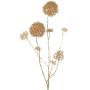 Konstgjord skimmia-gren LOBUS, guld, 90cm, Ø4-8,5cm