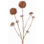 Konstgjord skimmia-gren LOBUS, koppar, 90cm, Ø4-8,5cm