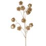 Dekorativ Physalis-gren DUGONG med frukter, guld, 90cm
