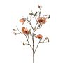 Konstgjord magnoliagren med sammet JACKA, laxrosa, 105cm