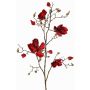 Konstgjord sammetmagnoliagren JACKA, röd, 105cm