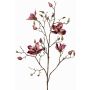 Konstgjord sammetmagnoliagren JACKA, gammaldagsrosa, antikrosa, 105cm